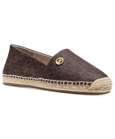 Women's Kendrick Slip-On Espadrille Flats Brown $31.50 Shoes