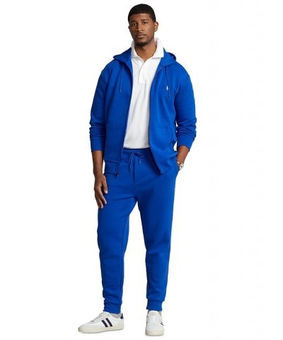 Men's Big & Tall Double-Knit Full-Zip Hoodie Blue $50.32 Sweatshirt