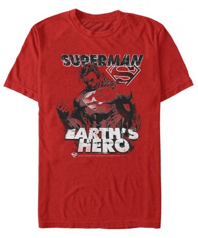 DC Men's Superman Earth's Hero Short Sleeve T-Shirt $15.75 T-Shirts