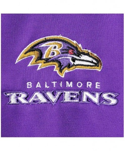 Men's Purple, Black Baltimore Ravens Apprentice Full-Zip Hoodie $33.11 Sweatshirt