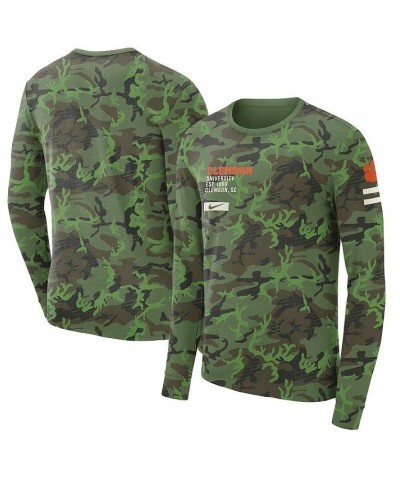 Men's Camo Clemson Tigers Military-Inspired Long Sleeve T-shirt $21.32 T-Shirts