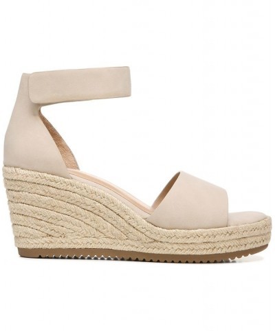 Oakley Ankle Strap Wedge Sandals Tan/Beige $34.00 Shoes