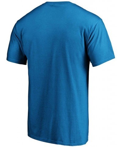 Men's Blue Miami Marlins Heart Soul T-shirt $20.39 T-Shirts