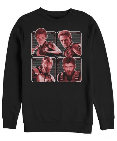 Marvel Men's Avengers Endgame Hero Box Up, Crewneck Fleece Black $30.79 Sweatshirt