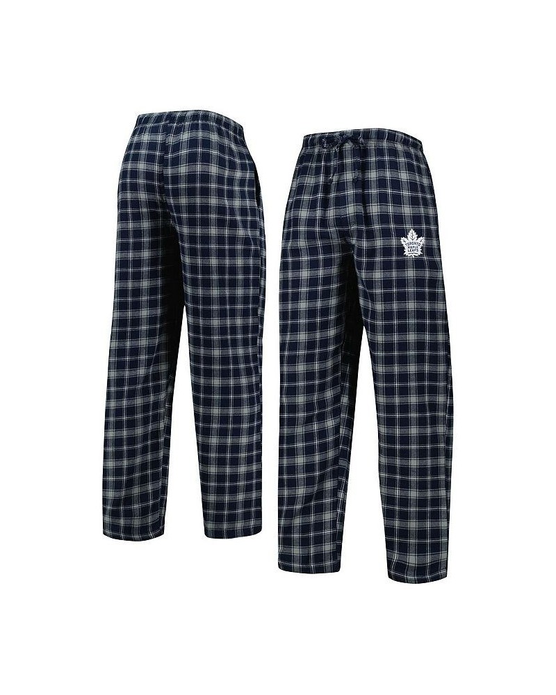 Men's Navy, Gray Toronto Maple Leafs Ledger Flannel Sleep Pants $19.78 Pajama