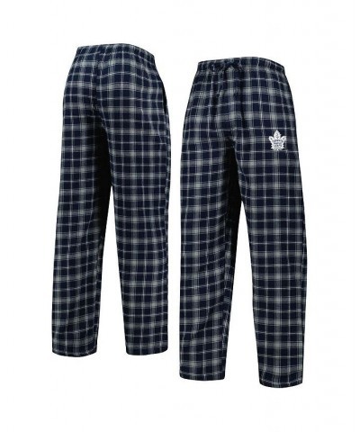 Men's Navy, Gray Toronto Maple Leafs Ledger Flannel Sleep Pants $19.78 Pajama