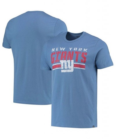 Men's Royal New York Giants Team Stripe T-shirt $18.48 T-Shirts