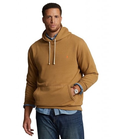 Men's Big & Tall RL Fleece Hoodie Tan/Beige $41.87 Sweatshirt