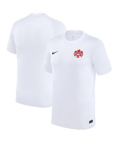 Men's White Canada Soccer Away Replica Jersey $37.80 Jersey