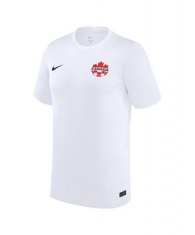 Men's White Canada Soccer Away Replica Jersey $37.80 Jersey