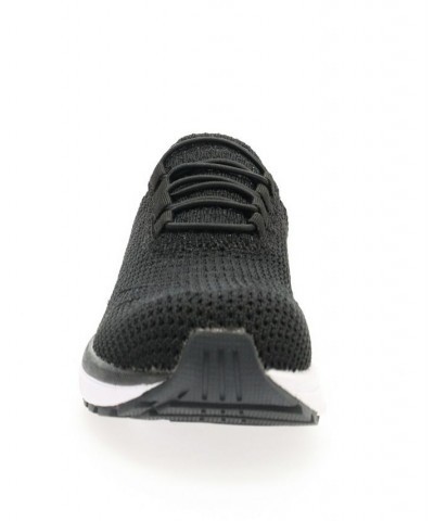 Women's Tour Knit Slide Slip On Sneakers Black $41.98 Shoes