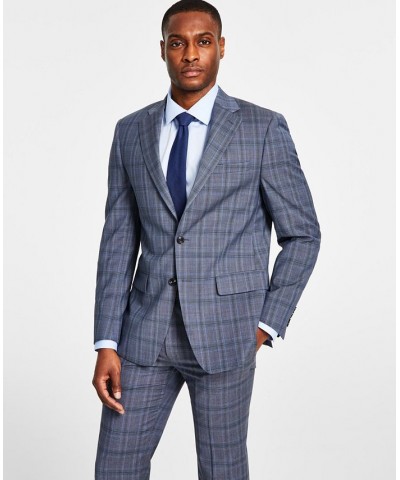 Men's Slim-Fit Wool Stretch Suit Jacket PD01 $85.00 Suits