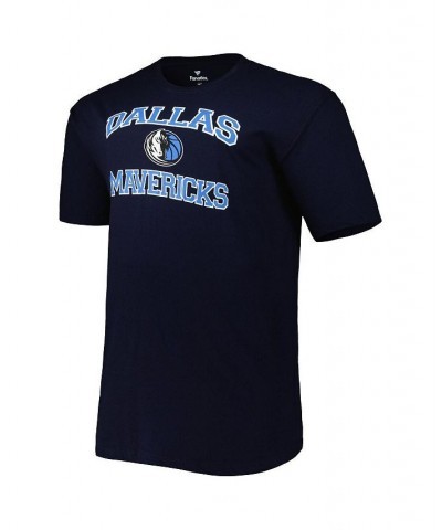 Men's Navy Dallas Mavericks Big and Tall Heart and Soul T-shirt $18.80 T-Shirts