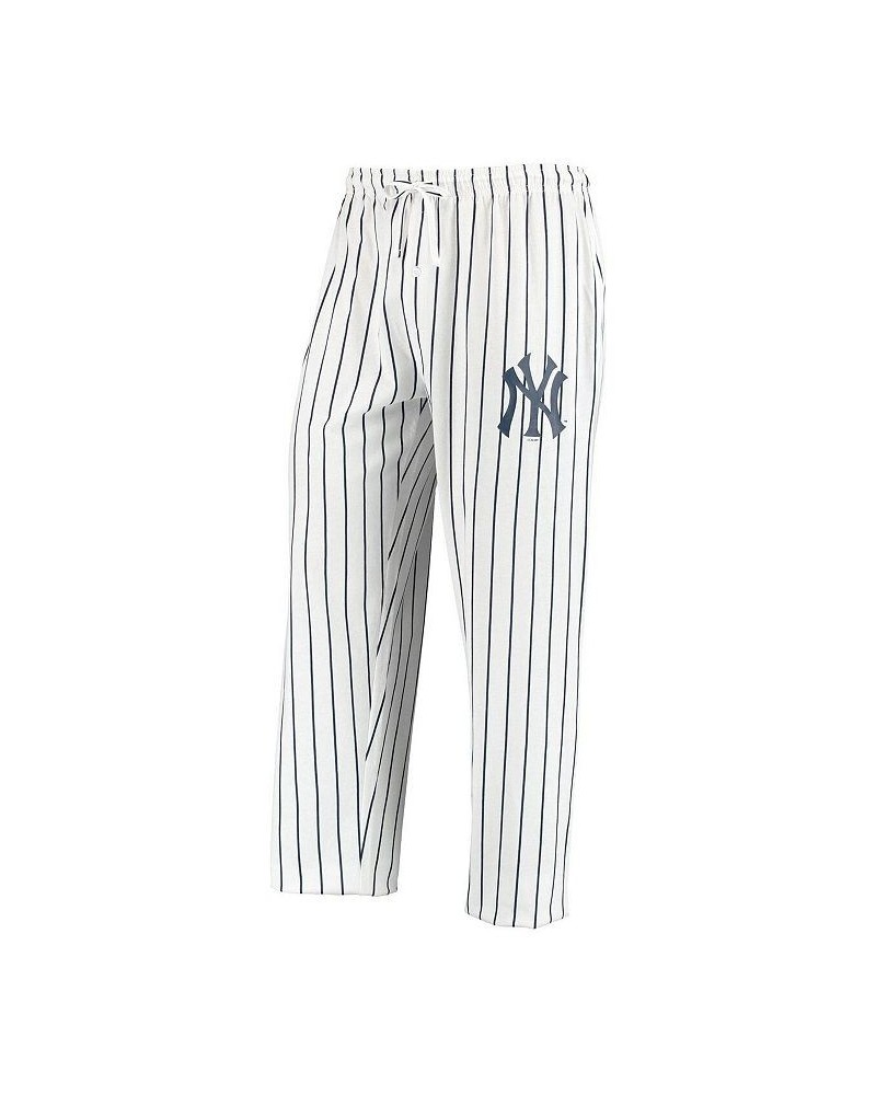 Men's White, Navy New York Yankees Vigor Lounge Pant $29.69 Pajama