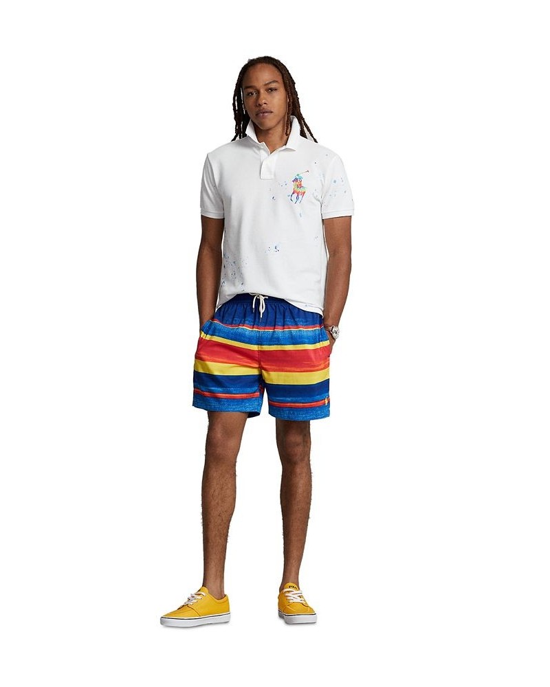 Men's 5-3/4-Inch Traveler Classic Swim Trunks Multi $35.70 Swimsuits