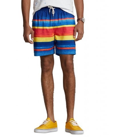 Men's 5-3/4-Inch Traveler Classic Swim Trunks Multi $35.70 Swimsuits