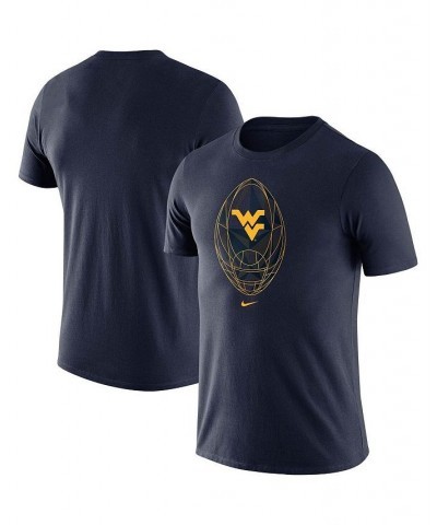 Men's Navy West Virginia Mountaineers Modern Football Icon Legend T-shirt $18.00 T-Shirts