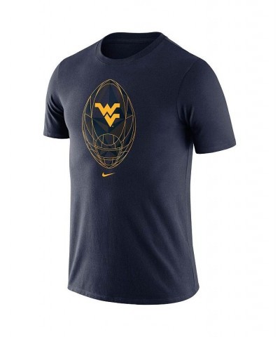 Men's Navy West Virginia Mountaineers Modern Football Icon Legend T-shirt $18.00 T-Shirts