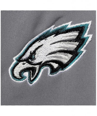 Men's Charcoal Philadelphia Eagles Big and Tall Sonoma Softshell Full-Zip Jacket $34.10 Jackets