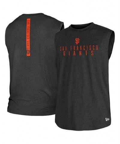 Men's Black San Francisco Giants Team Muscle Tank Top $27.35 T-Shirts