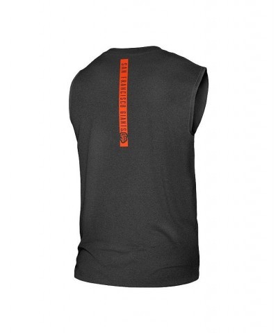 Men's Black San Francisco Giants Team Muscle Tank Top $27.35 T-Shirts