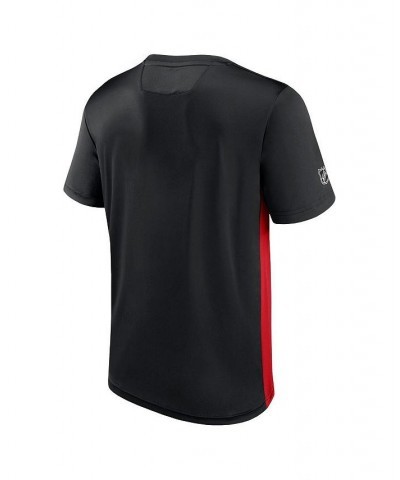 Men's Branded Black, Red Detroit Red Wings Authentic Pro Rink Tech T-shirt $29.69 T-Shirts