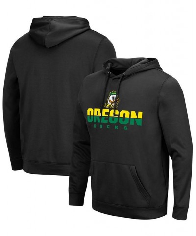 Men's Black Oregon Ducks Lantern Pullover Hoodie $35.74 Sweatshirt