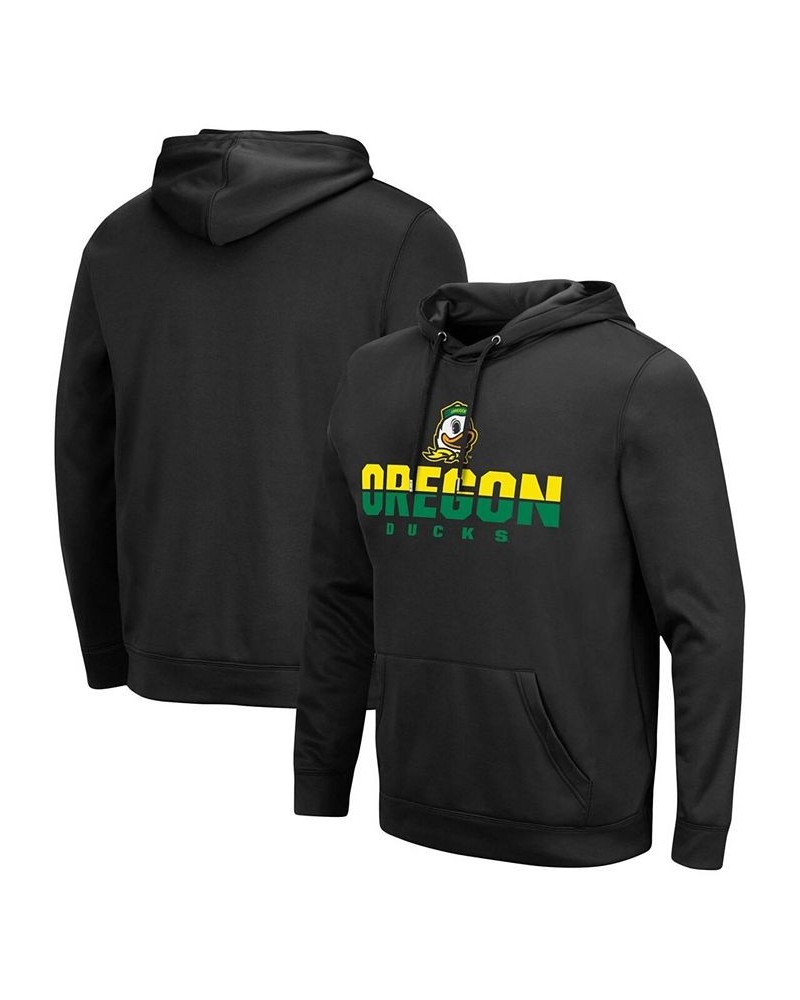 Men's Black Oregon Ducks Lantern Pullover Hoodie $35.74 Sweatshirt