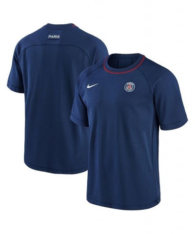 Men's Navy Paris Saint-Germain Travel Raglan T-shirt $31.79 T-Shirts