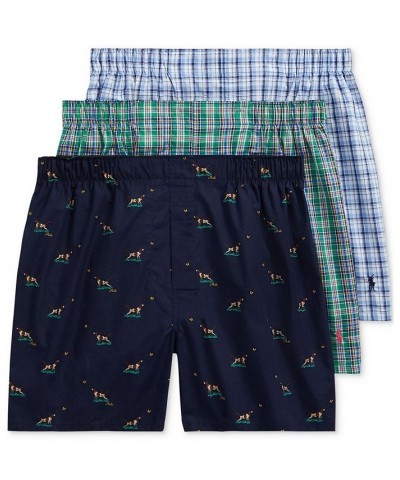 Men's Classic-Fit Boxers, 3-Pack Dog / Arthur Pld / Seaside Pld $24.75 Underwear