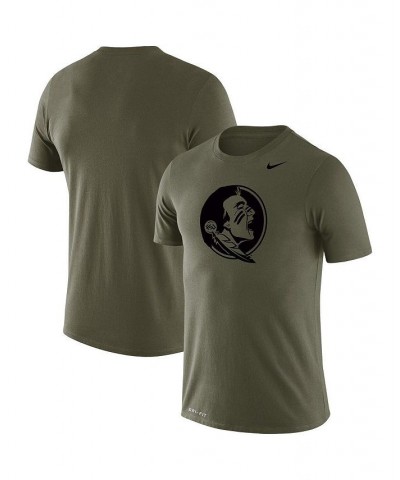 Men's Olive Florida State Seminoles Tonal Logo Legend Performance T-shirt $28.99 T-Shirts