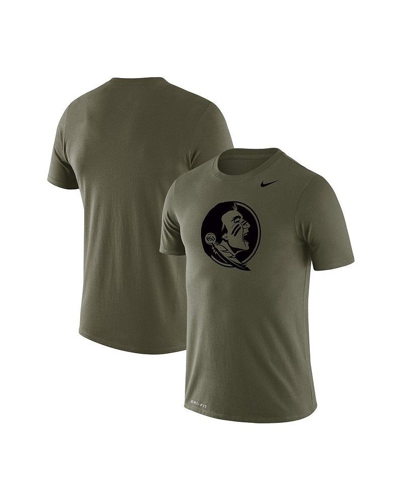 Men's Olive Florida State Seminoles Tonal Logo Legend Performance T-shirt $28.99 T-Shirts