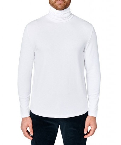 Men's Long Sleeve Turtleneck Sweater White $47.52 Sweaters