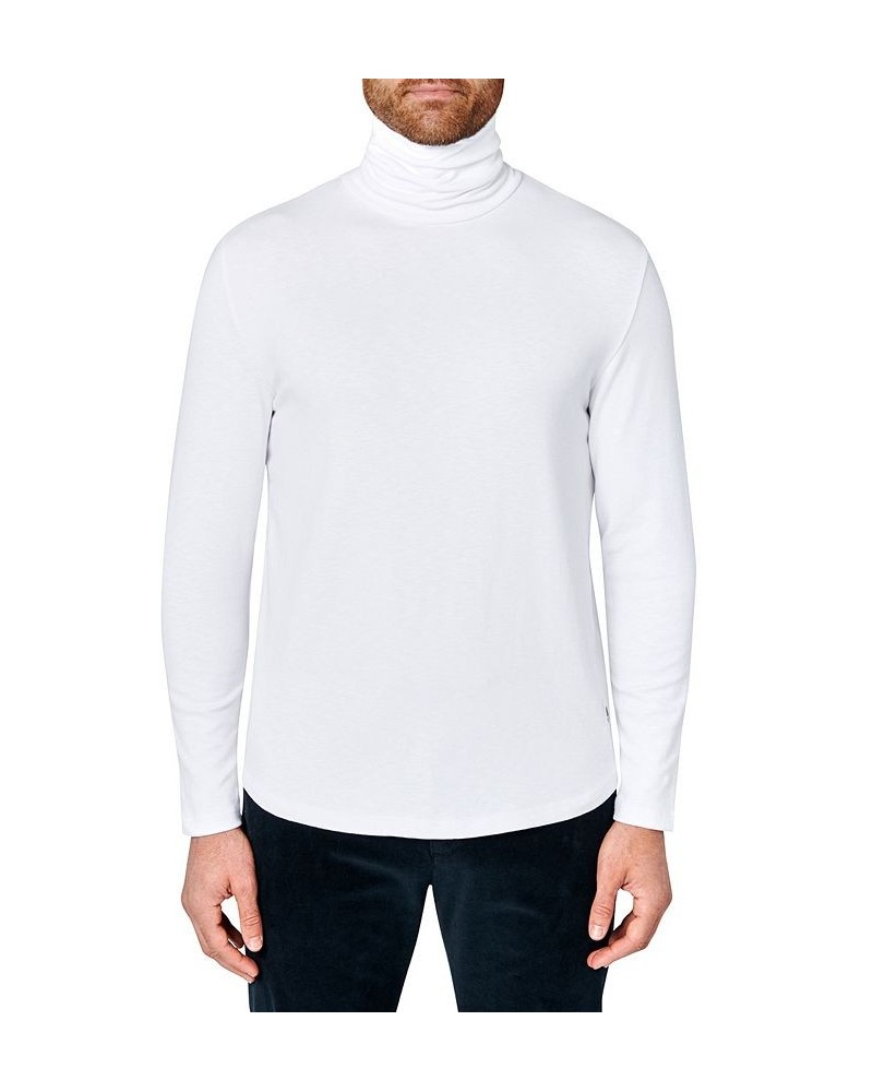 Men's Long Sleeve Turtleneck Sweater White $47.52 Sweaters