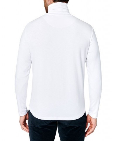 Men's Long Sleeve Turtleneck Sweater White $47.52 Sweaters