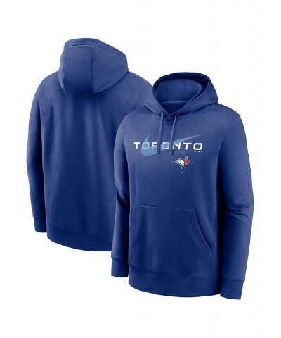 Men's Royal Toronto Blue Jays Swoosh NeighborHOOD Pullover Hoodie $42.50 Sweatshirt