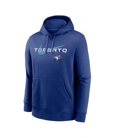 Men's Royal Toronto Blue Jays Swoosh NeighborHOOD Pullover Hoodie $42.50 Sweatshirt