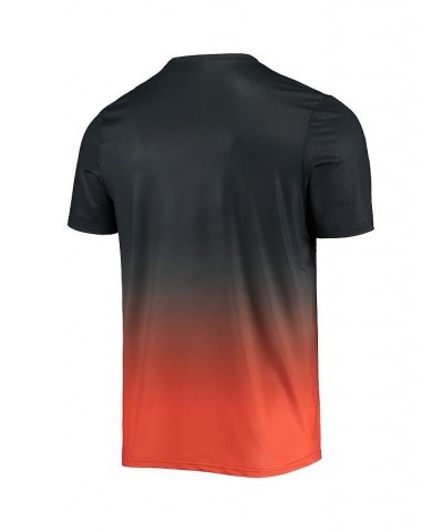 Men's Navy, Orange Chicago Bears Gradient Rash Guard Swim Shirt $29.69 Swimsuits