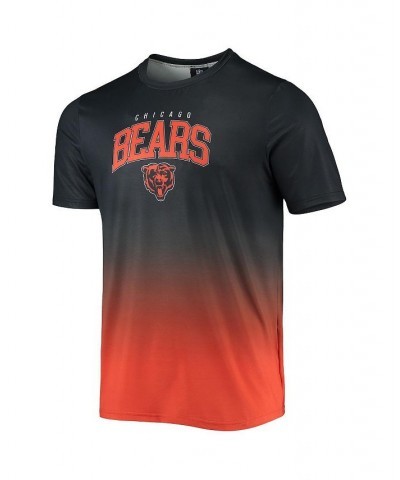 Men's Navy, Orange Chicago Bears Gradient Rash Guard Swim Shirt $29.69 Swimsuits