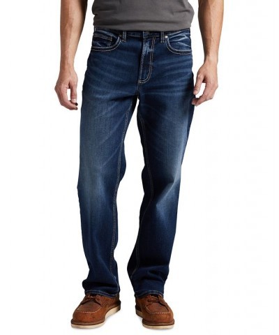 Men's Gordie Relaxed Fit Straight Leg Jeans Blue $32.54 Jeans