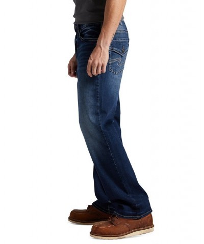 Men's Gordie Relaxed Fit Straight Leg Jeans Blue $32.54 Jeans