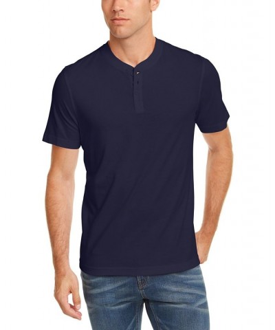 Men's Solid Henley PD03 $9.00 T-Shirts