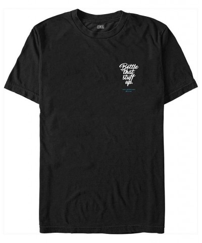 Men's NEFF Bottle That Short Sleeve T-shirt Black $17.50 T-Shirts