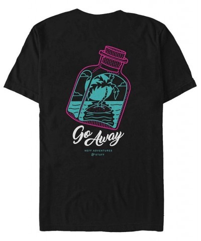 Men's NEFF Bottle That Short Sleeve T-shirt Black $17.50 T-Shirts