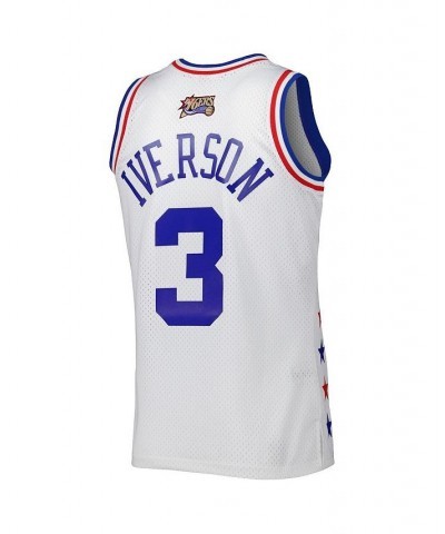 Men's Allen Iverson White Eastern Conference 2003 All Star Game Swingman Jersey $45.51 Jersey