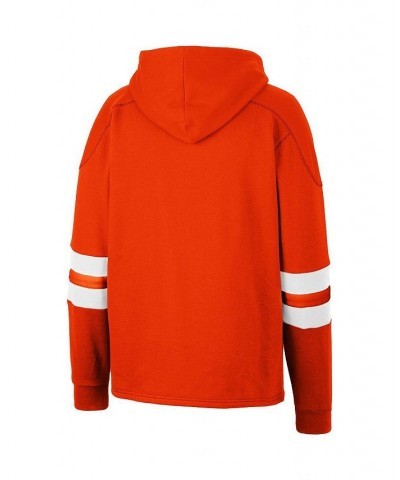 Men's Orange Clemson Tigers Lace-Up 4.0 Pullover Hoodie $33.75 Sweatshirt