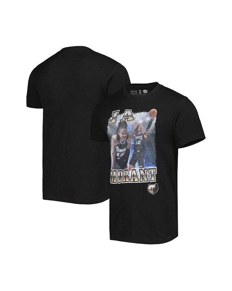 Men's and Women's Ja Morant Black Memphis Grizzlies Player City Edition Double Double T-shirt $26.99 Tops