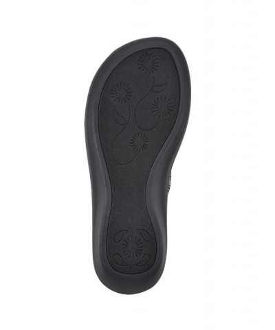 Cienna Comfort Thong Sandals Black $31.74 Shoes