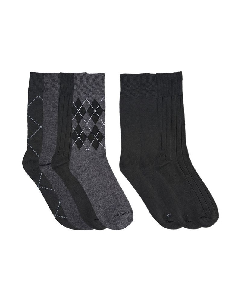 Men's Dress Crew Socks, Pack of 7 Black $13.61 Socks