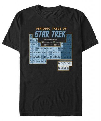 Star Trek Men's The Original Series Periodic Table Short Sleeve T-Shirt Black $20.64 T-Shirts